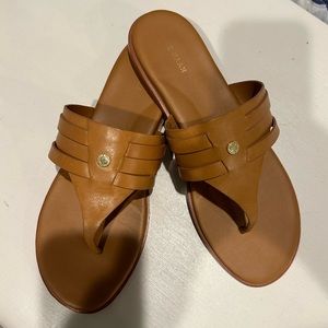 Cole Haan leather slide sandals